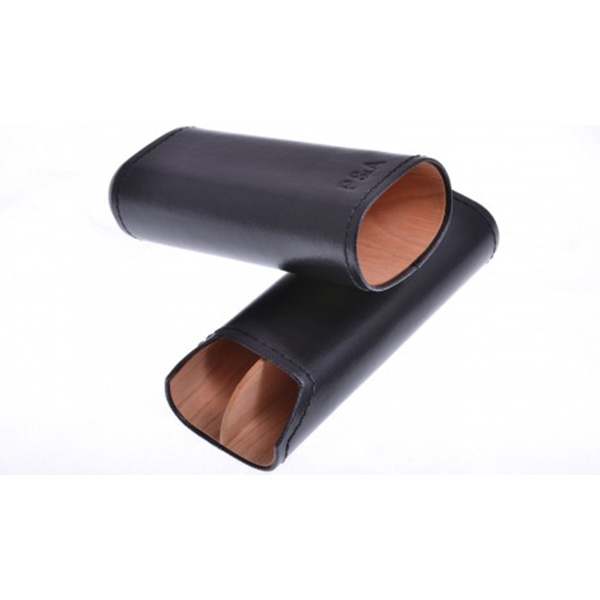 Чехол P&A на 2 сигары Робусто, T1105-black