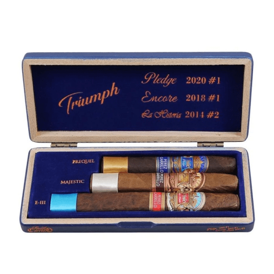 Perez Carrillo Cajas Triumph SET 3 cigars