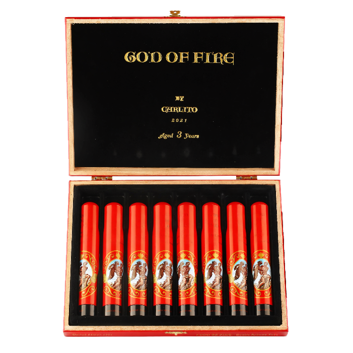 Arturo Fuente God of Fire by Carlito Double Robusto Tubos